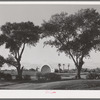 Municipal band shell seen from the golf course. Phoenix, Arizona