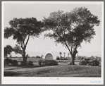 Municipal band shell seen from the golf course. Phoenix, Arizona