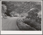 Scene along the Apache Trail between Globe and Phoenix. Apache County, Arizona