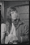 Jill Johnston at Gay Liberation Front meeting at Washington Square Methodist Church