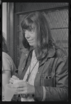 Jill Johnston at Gay Liberation Front meeting at Washington Square Methodist Church