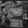 Gay Liberation Front women demonstrate at City Hall, New York