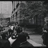 Gay Liberation Front women demonstrate at City Hall, New York