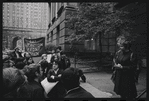 Gay Liberation Front women demonstrate at City Hall, New York