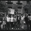 Gay Liberation Front women demonstrate at City Hall, New York
