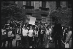 Gay Liberation Front women demonstrate at City Hall, New York
