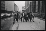 Silvia Rivera [third from right] and Gay Liberation Front women demonstrate at City Hall, New York
