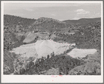 Tailings and mill at gold mine. Mogollon, New Mexico