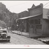 On the main street of Mogollon, New Mexico