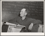 Farmer at Farm Bureau meeting at Pie Town, New Mexico