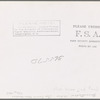 Detail of dugout. Pie Town, New Mexico. Notice that the roof is dirt over pinon poles