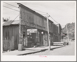 Bar in Mogollon, New Mexico. Notice the wooden sidewalk
