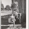 Milk buckets sunning. Pie Town, New Mexico