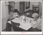 Farmers in the cafe. Pie Town, New Mexico