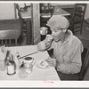 Farmer in the cafe. Pie Town, New Mexico