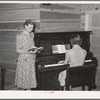 Singing at Sunday school. Pie Town, New Mexico
