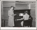 Singing at Sunday school. Pie Town, New Mexico