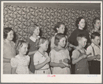 Schoolchildrens' band. Pie Town, New Mexico