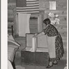 In the farm home of Bill Staggs. Pie Town, New Mexico