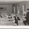 Sunday school in the Farm Bureau building. Pie Town, New Mexico