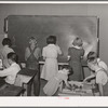 School in the Farm Bureau building. Pie Town, New Mexico