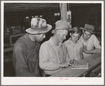 Farmers in general store at Pie Town, New Mexico