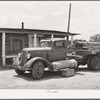 Truck which hauls lumber from a small sawmill near Pie Town, New Mexico