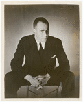 Studio shot of Lincoln Kirstein  