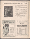 Metropolitan Opera House program featuring Loie Fuller