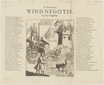 De inventeur der wind negotie op zyn zegekar