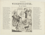 De inventeur de wind negotie op zyn zegekar