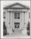 Entrance to the Science Hall of the Phoenix Union High School. Phoenix, Arizona