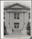 Entrance to the Science Hall of the Phoenix Union High School. Phoenix, Arizona