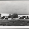 Community building at the Arizona part-time farms. Chandler Unit, Maricopa County, Arizona