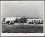 Community building at the Arizona part-time farms. Chandler Unit, Maricopa County, Arizona