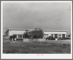 Community building at the Arizona part-time farms. Chandler Unit, Maricopa County, Arizona