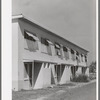 Front of apartment house on the Arizona part-time farms. Chandler Unit, Maricopa County, Arizona