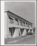 Front of apartment house on the Arizona part-time farms. Chandler Unit, Maricopa County, Arizona