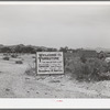 Sign at outskirts of Tombstone, Arizona