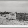 Sign at outskirts of Tombstone, Arizona