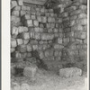 Baled hay stored for cattle feed at the Casa Grande Valley Farms. Pinal County, Arizona