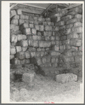 Baled hay stored for cattle feed at the Casa Grande Valley Farms. Pinal County, Arizona