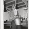 Weighing milk in the Casa Grande Valley Farms. Pinal County, Arizona