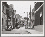 Side street of Bisbee, Arizona. Mining center