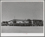 Community building at the Casa Grande Valley Farms. Pinal County, Arizona