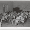 Sunday school in the community building of the Casa Grande Valley Farms. Pinal County, Arizona