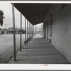 Covered board sidewalk in Tombstone, Arizona