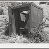 Remains of old safe at ghost mining town. Georgetown, New Mexico