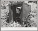 Remains of old safe at ghost mining town. Georgetown, New Mexico