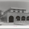 One of the main buildings of the Burro Mountain Copper Company, now inactive, at Tyrone, New Mexico